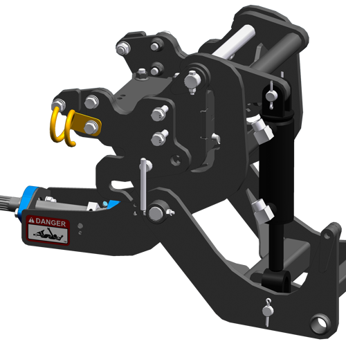 GRYB Front Hitch Quick Coupler PTO System for multiple implements